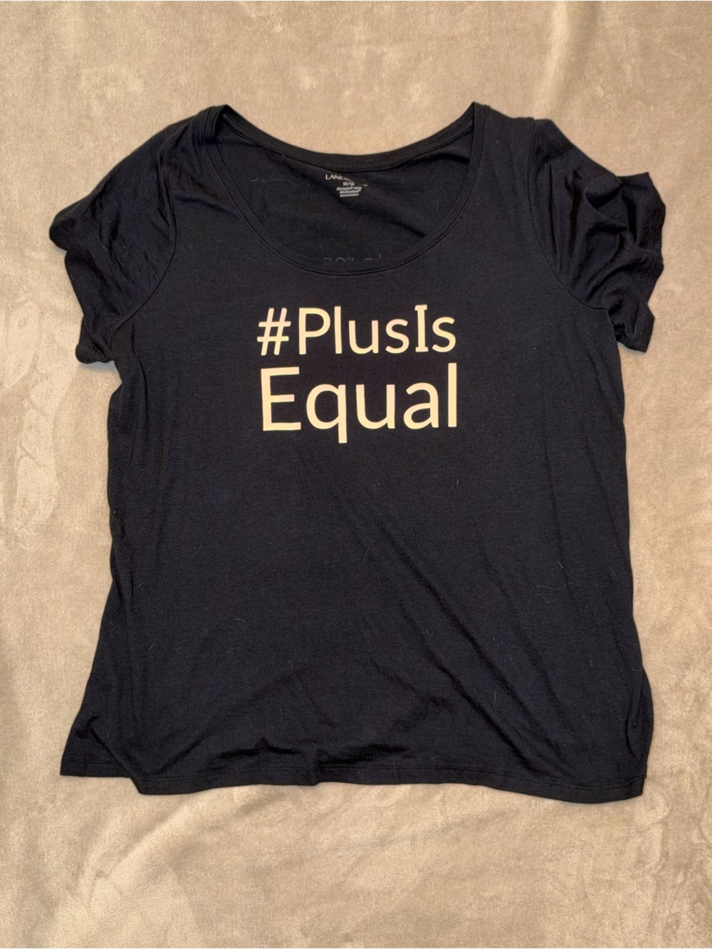 Lane Bryant #PlusIsEqual Graphic T-Shirt Size 14/16